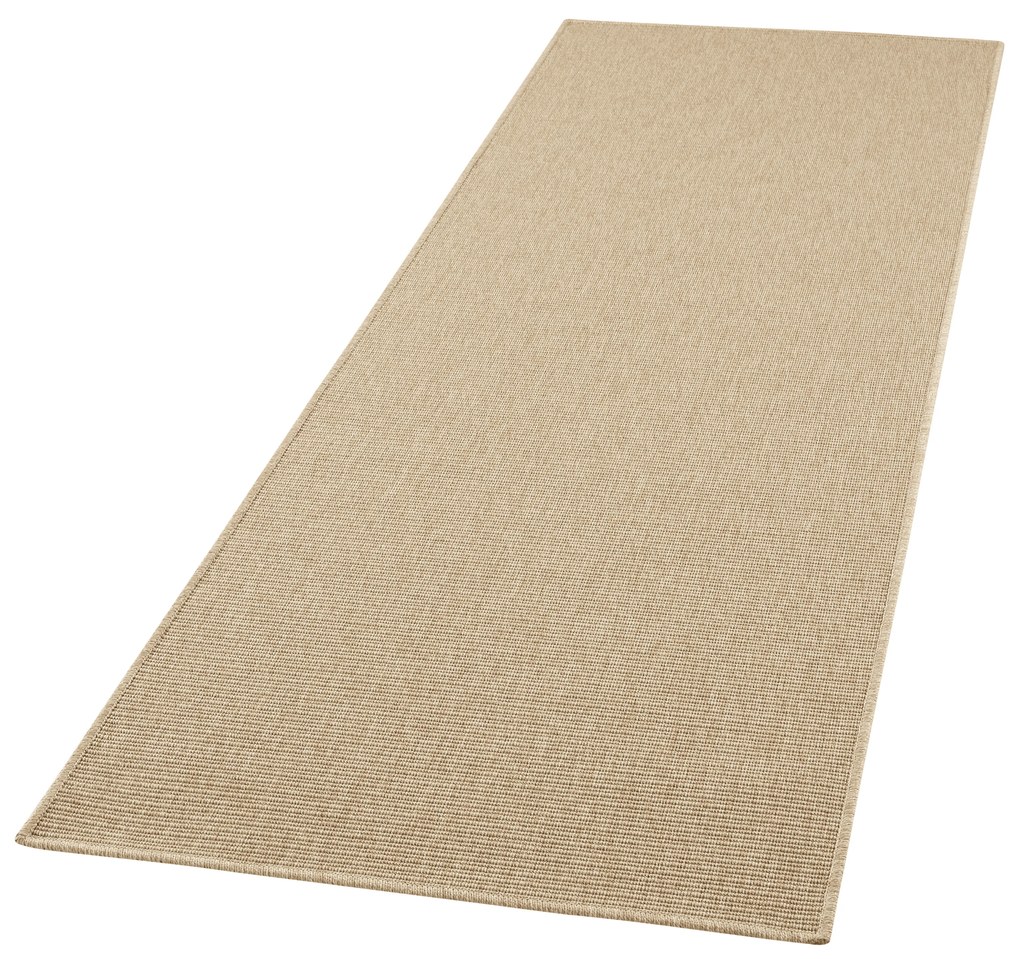 BT Carpet - Hanse Home koberce Behúň Nature 103532 Béžová – na von aj na doma - 80x250 cm
