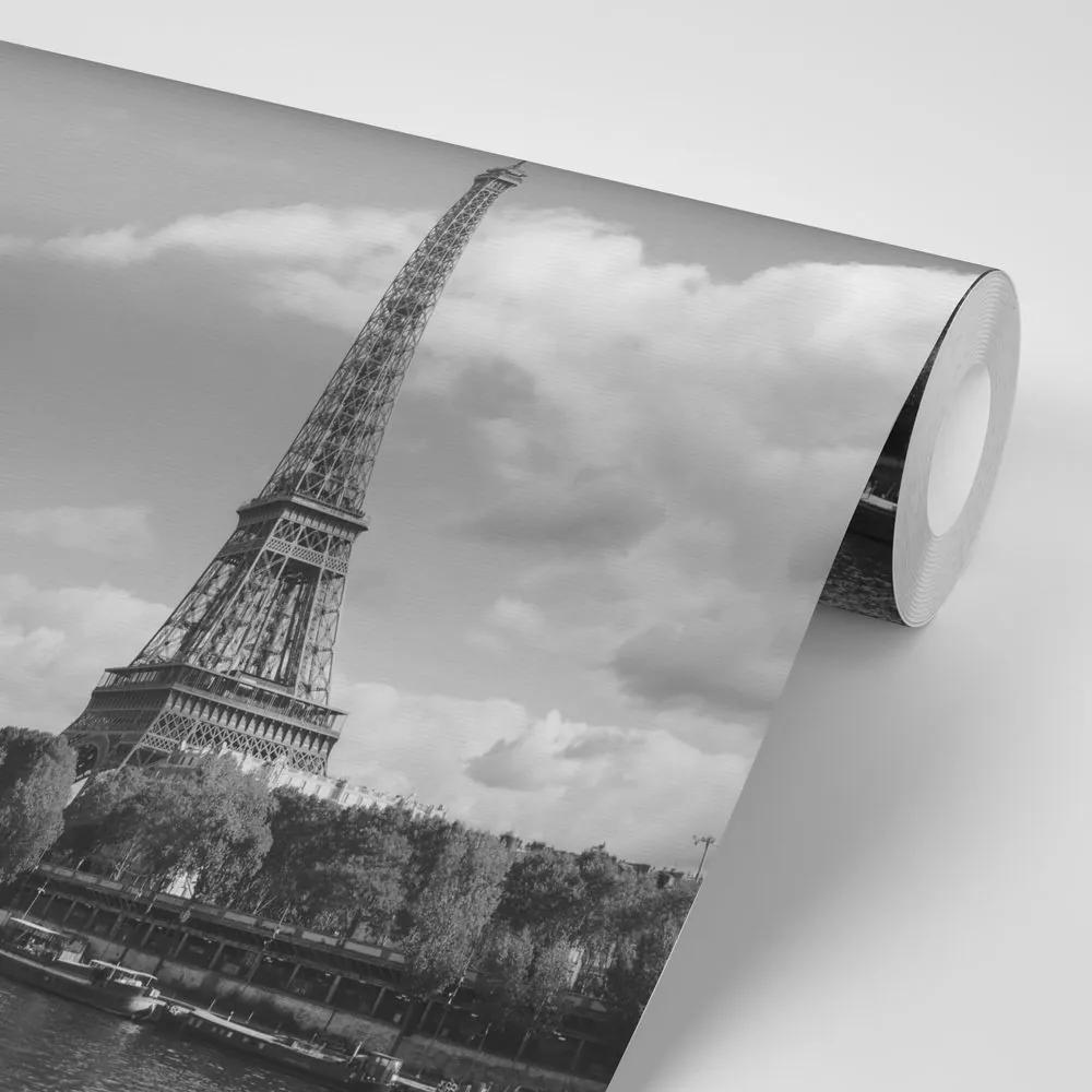 Fototapeta nádherná čiernobiela panoráma Paríža - 450x300