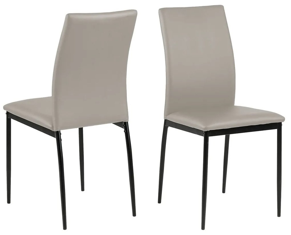 Béžová Jedálenská stolička Demina −  92 × 43,5 × 53 cm ACTONA