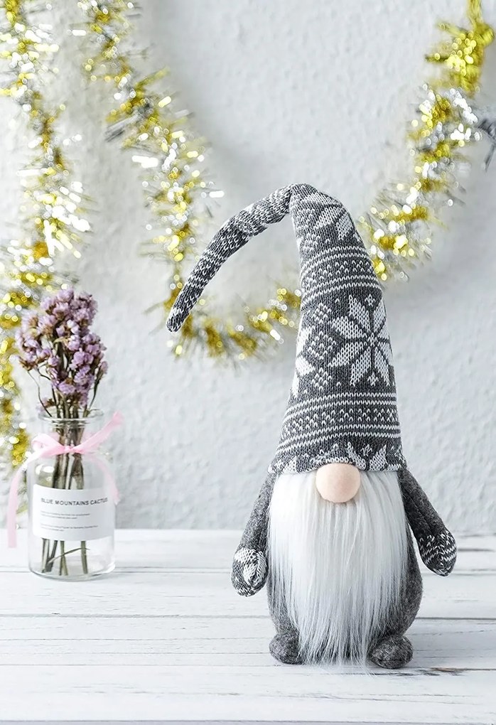 Tutumi Tutumi, vianočný trpaslík 50cm Marian YX017, šedá, CHR-00570
