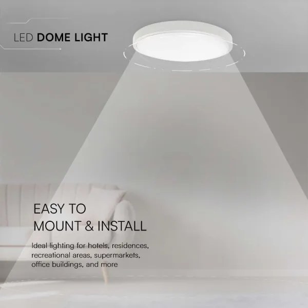 LED kúpeľňové stropné svietidlo LED/18W/230V 3000K IP44 pr. 25 cm biela