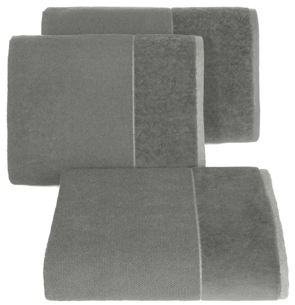 BAVLNENÝ UTERÁK LUCY3 50X90 CM SIVÁ