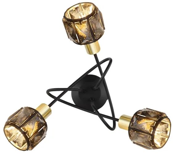 Globo 54357-3B - Prisadený luster INDIANA 3xE14/40W/230V