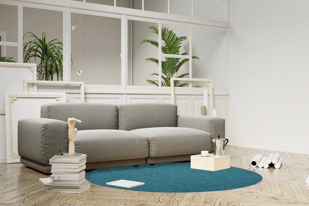 Kusový koberec Astra zelená kruh, 120x120 (priemer) kruh, zelená, chodba / predsieň, Vopi