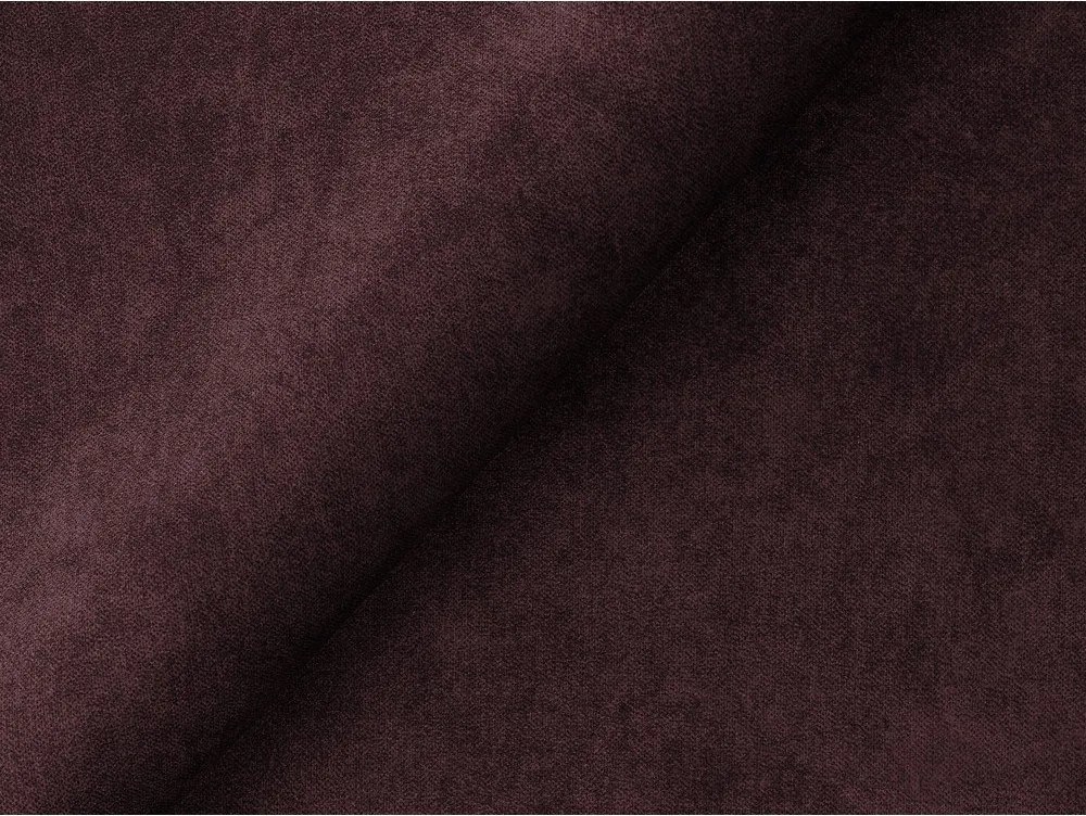 Vínovočervená zamatová rohová pohovka (pravý roh/s leňoškou) Aloha – Makamii