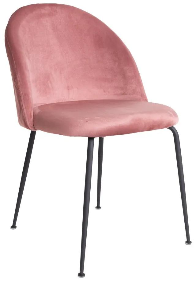 Ružová Jedálenská stolička Geneve 52 × 51 × 78 cm HOUSE NORDIC