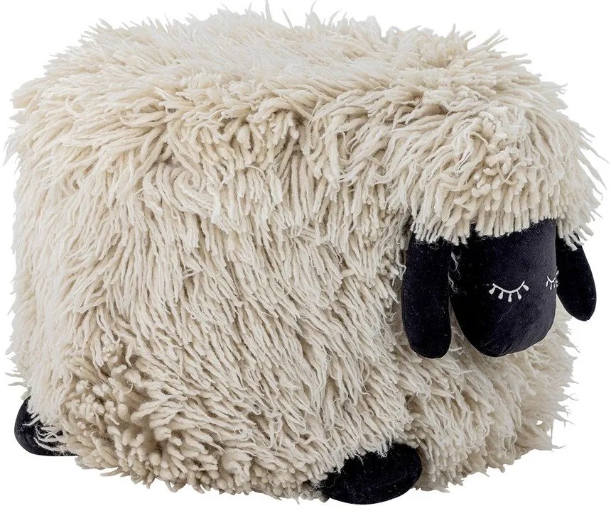 Krémový vlnený detský sedací vak Dolly – Bloomingville Mini