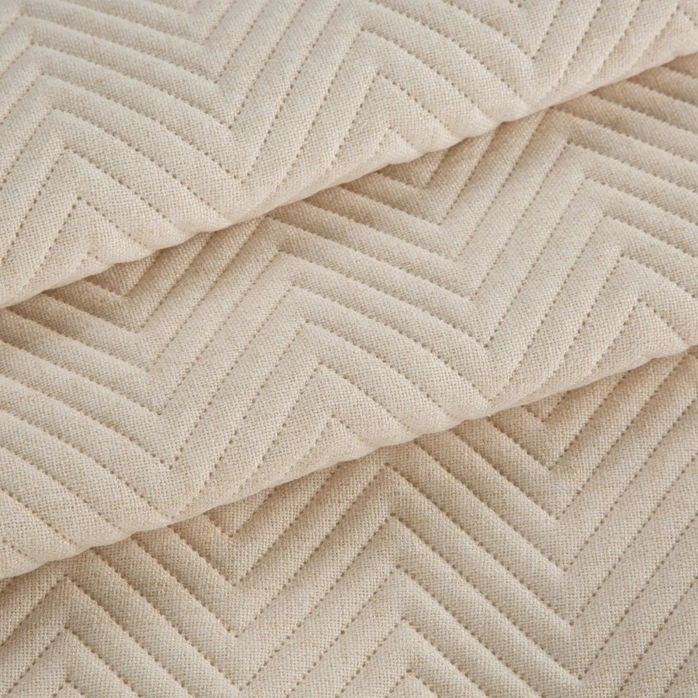PREHOZ NA POSTEĽ LEN3 200X220 CM KRÉMOVÝ