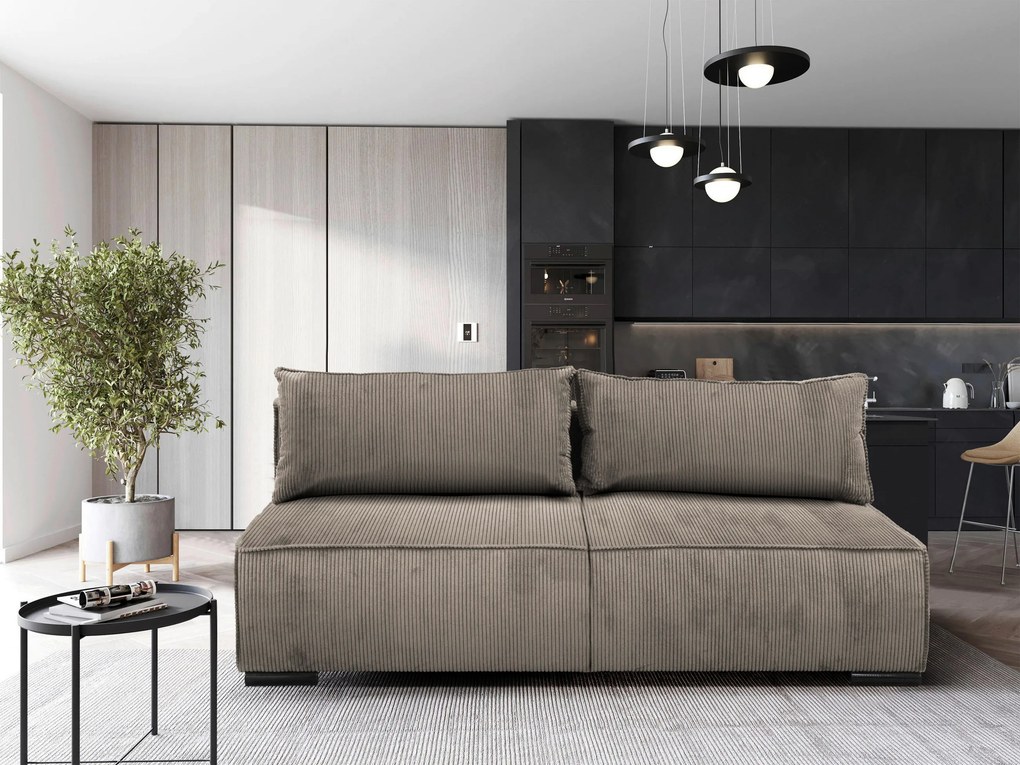 XXXLutz ROZKLADACIA POHOVKA, textil, svetlohnedá MID.YOU - Sedačky - 001574006302