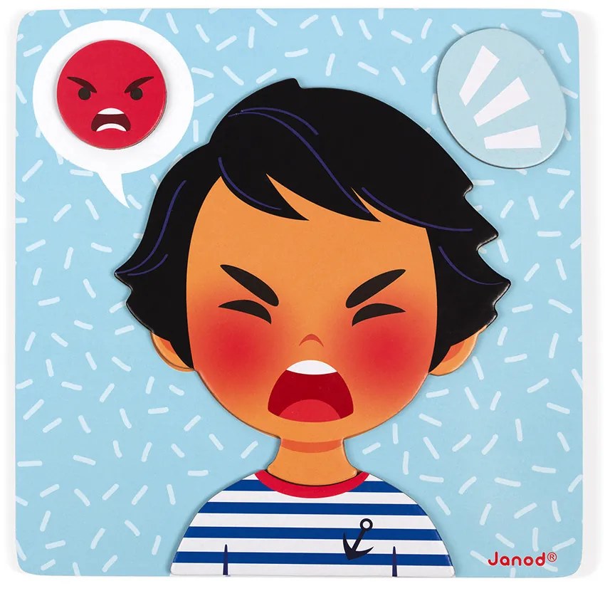 Magnetická skladačka – emócie