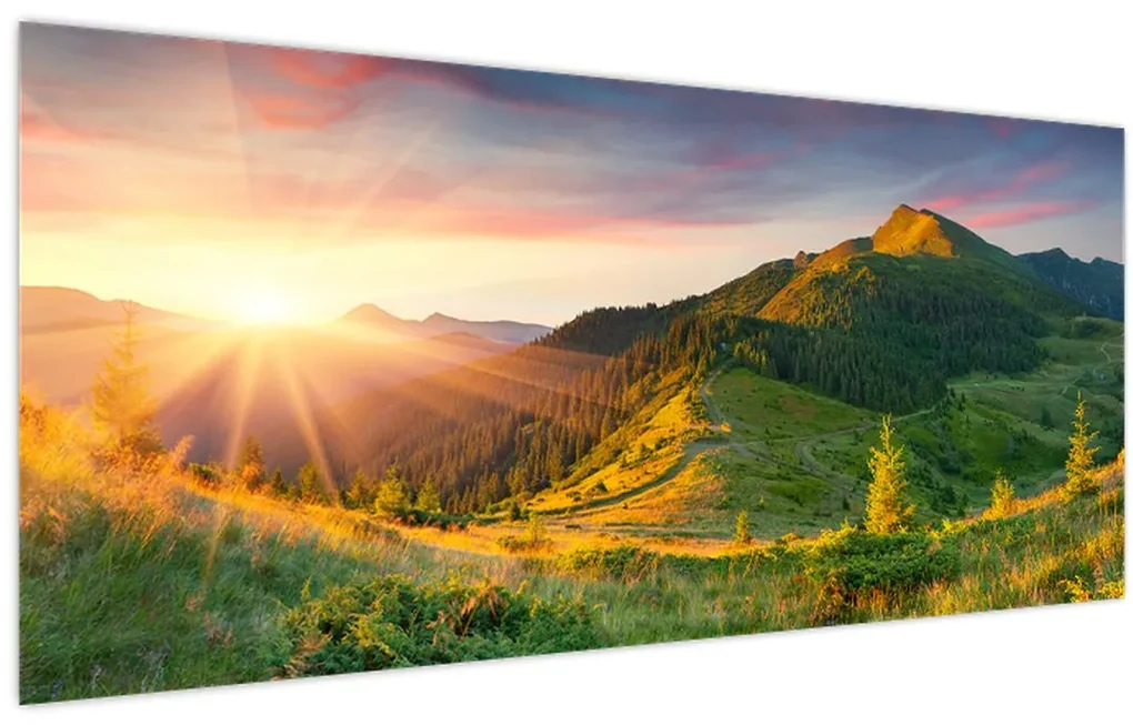 Obraz - Letná krajina (120x50 cm)