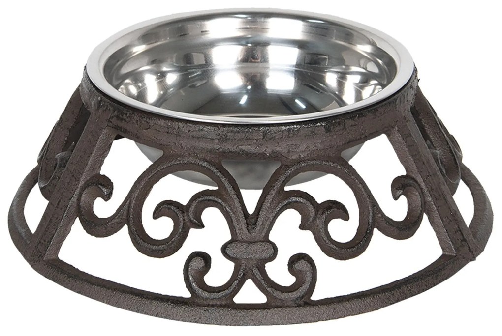 Miska v kovovom stojane - Ø 23*8 cm / 0,435L