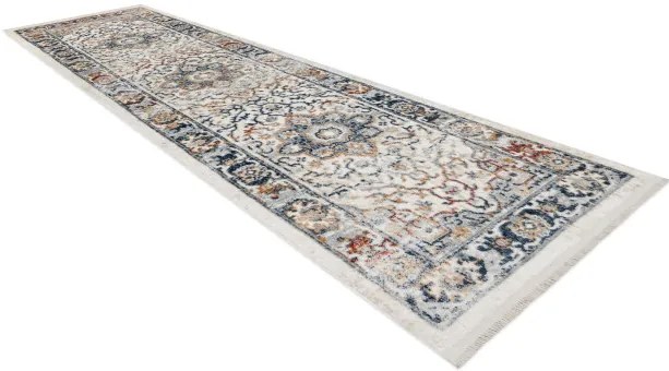 Koberec / behúň DISTIN 0834A granátový / modrý / žltý / terrakota