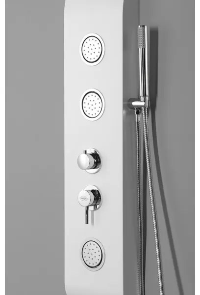 Aqualine - Sprchový panel YUKI matná biela