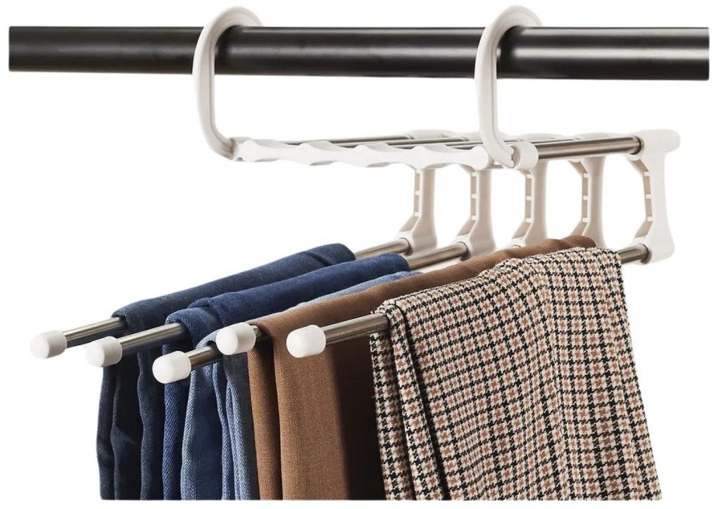 CMP Paris Vešiak, ramienko do šatníkovej skrine na zavesenie 5 nohavíc, výsuvný