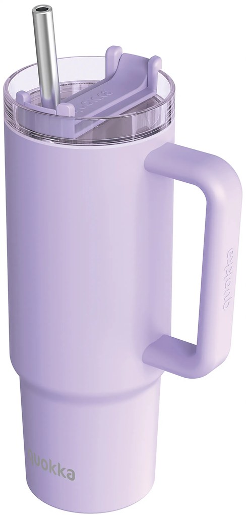 Nerezový termohrnček so slamkou Stream Purple 950 ml