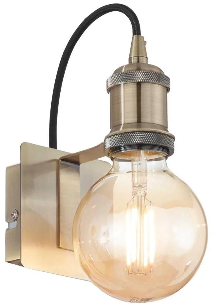 Ideal Lux Ideal Lux - Nástenná lampa FRIDA 1xE27/60W/230V mosadz ID163321