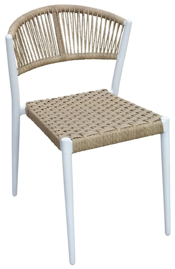 ASTRID jedálenská stolička natur/white