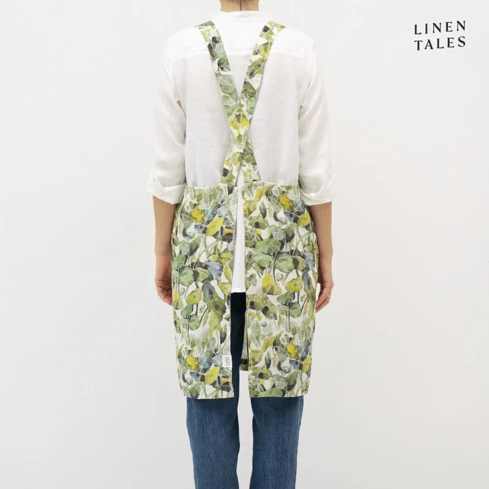 Ľanová zástera Khaki – Linen Tales