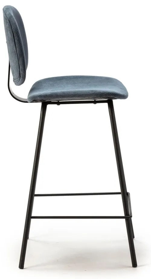 Modré barové stoličky v súprave 2 ks (výška sedadla 66 cm) Arus – Marckeric
