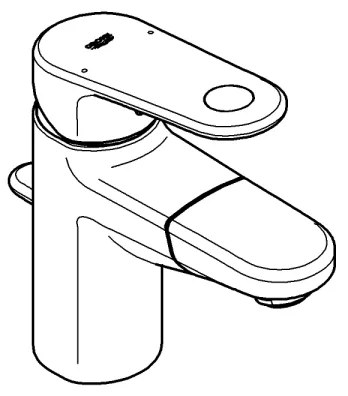 GROHE 33155002 - Umývadlová batéria EUROPLUS DN 15 lesklý chróm