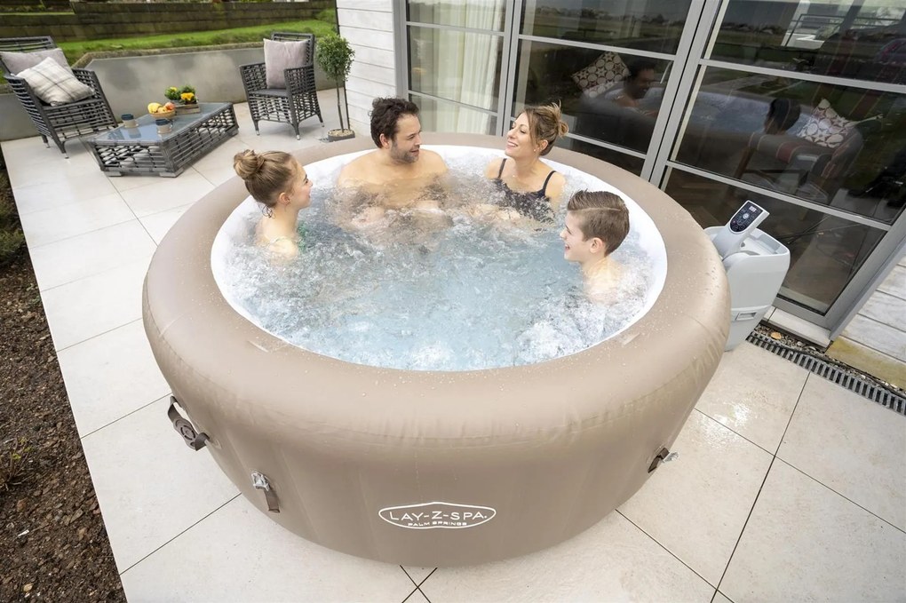BESTWAY Lay-Z-Spa Palm Springs AirJet Vírivka, 196 x 71 cm, 4-6 osôb 60017