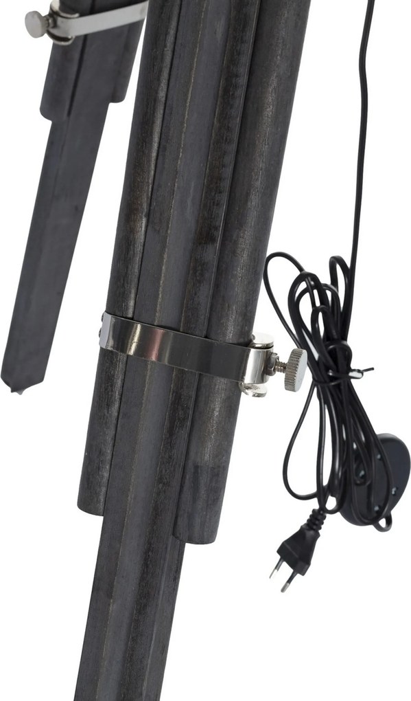 Stojacia lampa Graphite Blossom 155cm