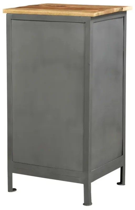 furniture-nabytek.cz - Masívna kúpeľňová skrinka Pinetown z mangového dreva, lakovaná, viacfarebná – 45×35×80 cm