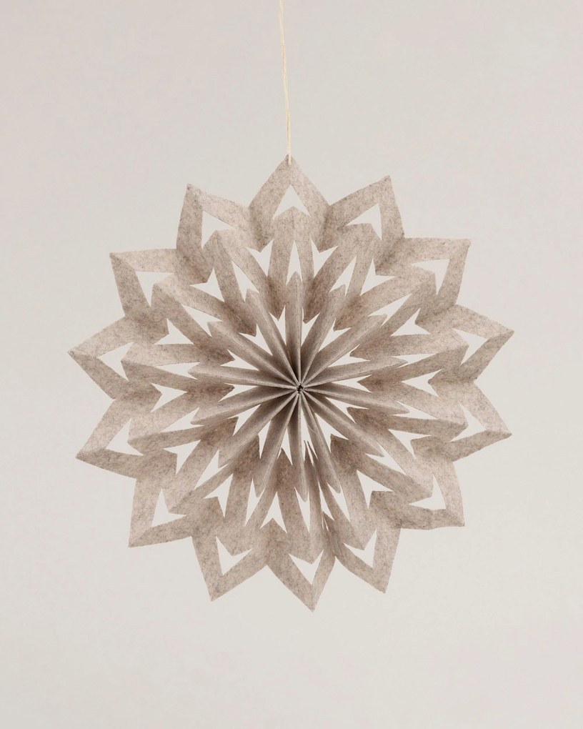 Vianočná výzdoba Nivalis II beige 40 cm