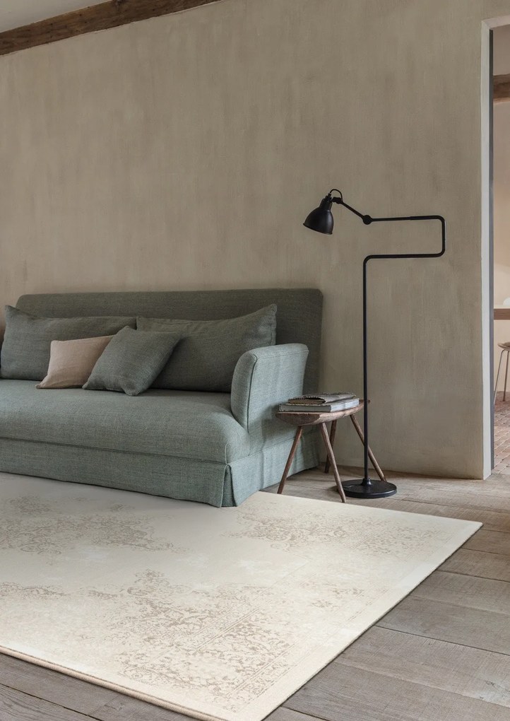 Kusový koberec Piazzo 12180 100, 135x200, biela, obývacia izba, Osta