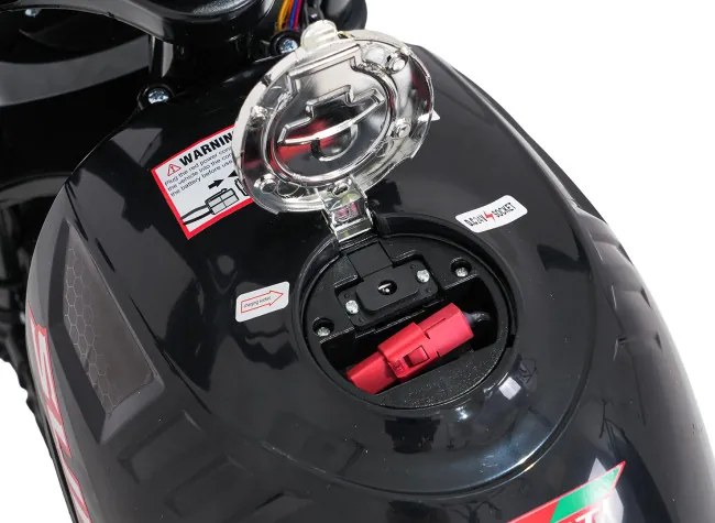 Elektrická motorka SUPERMOTO čierna