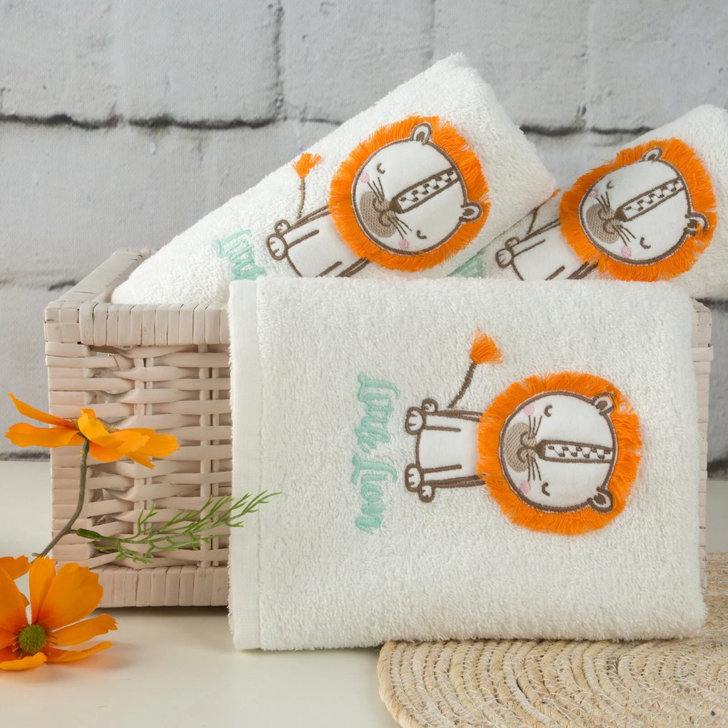 DETSKÝ BAVLNENÝ UTERÁK BABY45 50X90 CM BIELA