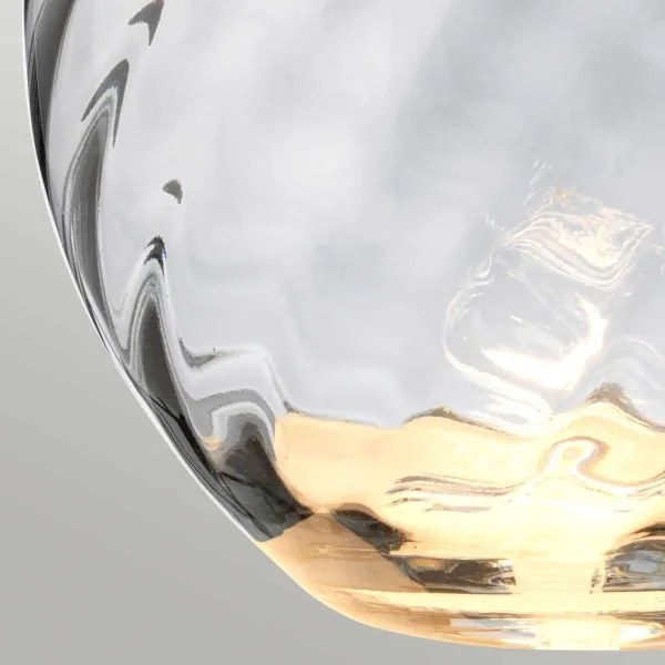 Elstead LENA-TL-L-SMOKE - LED Stolná lampa LENA 1xE27/40W/230V 74 cm šedá