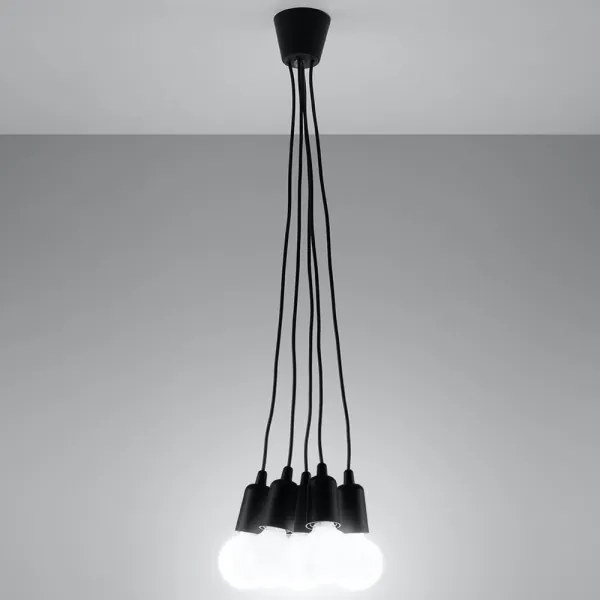 Luster na lanku DIEGO 5xE27/60W/230V