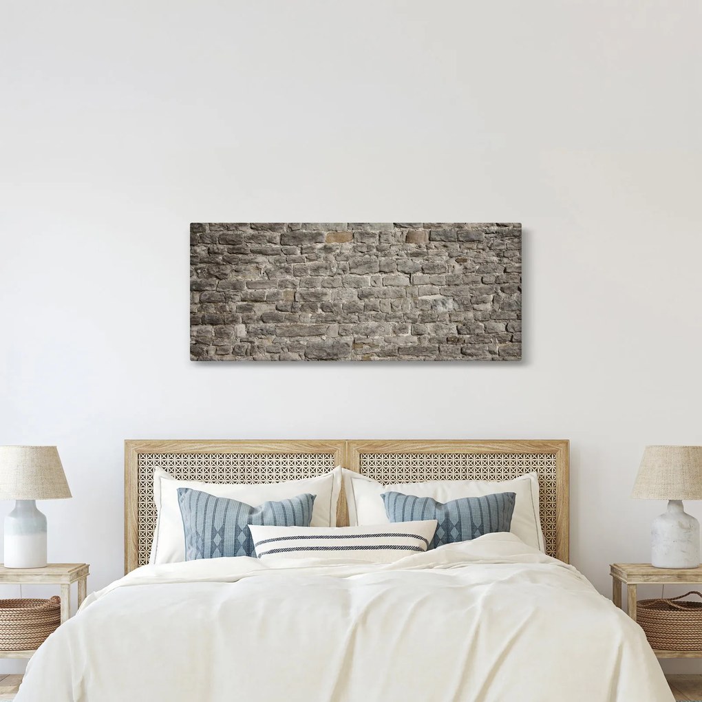 Obraz tehlovej steny (120x50 cm)