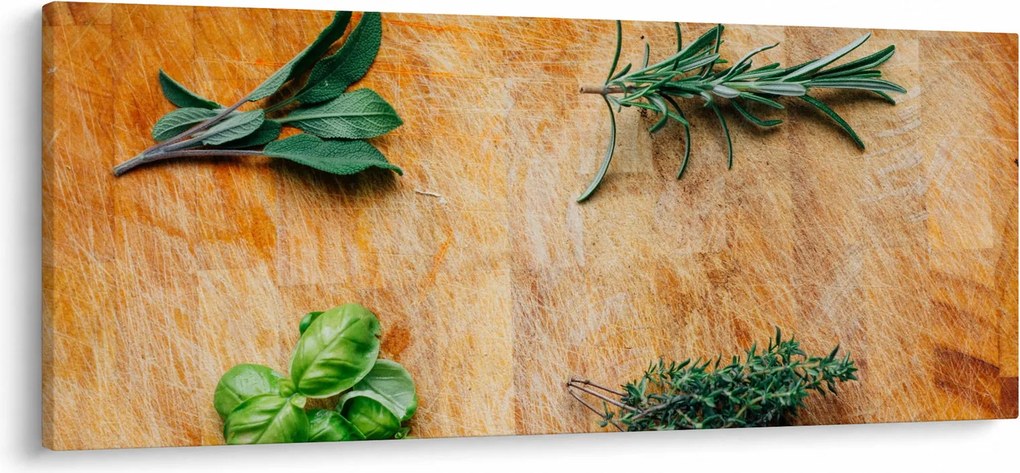Obraz - Bylinky (120x50 cm)