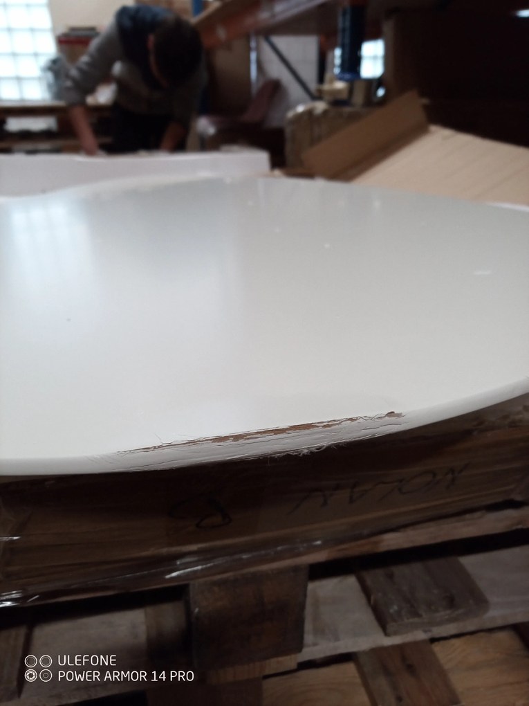 AKCIA Set bielych príručných stolíkov NOLAN B II. akosť