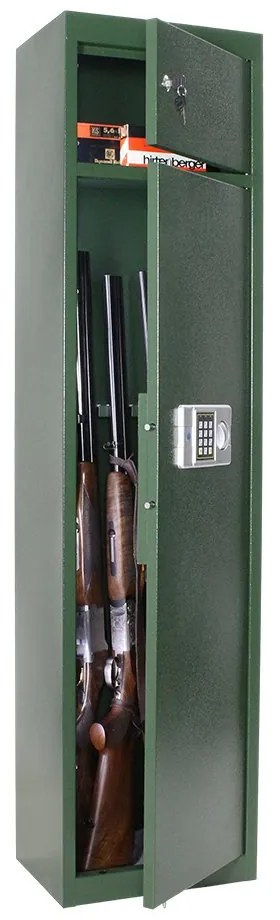 Skriňa na zbrane GUN 5EL - elektronický zámok, 1500x370x265 mm