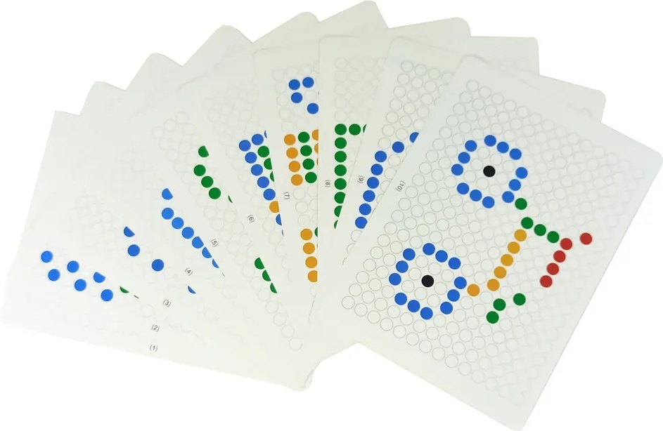 LEAN Toys Magnetická tabuľa so 100 korálkami Žltá