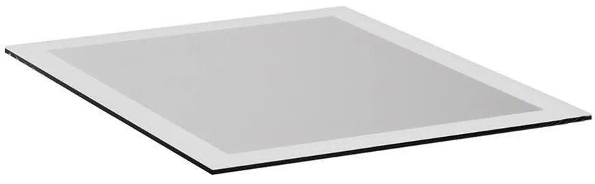 Sklenená Polička Ultra  S1D biela