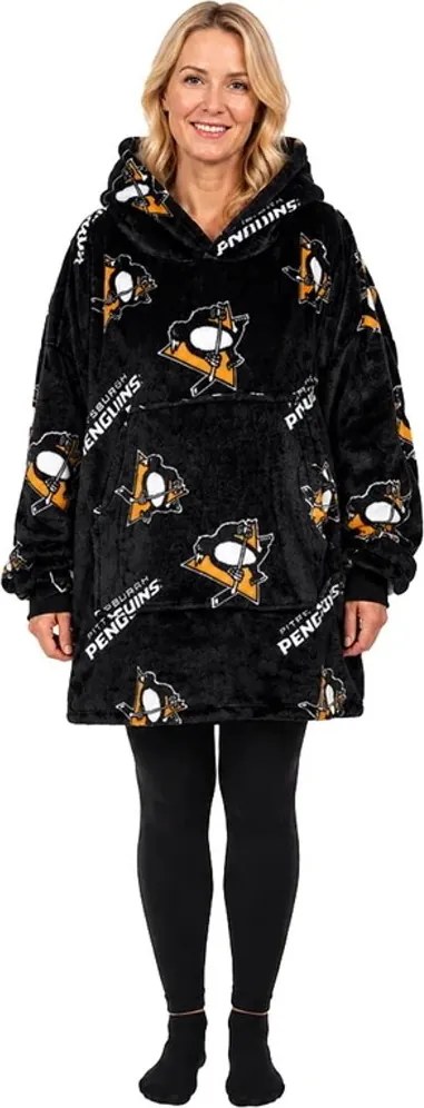 Mikinová televízna deka NHL Pittsburgh Penguins – veľ. S