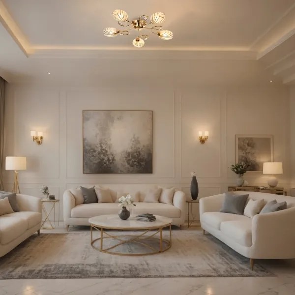 Brilagi - Prisadený luster MEGAPOLIS 5xE14/60W/230V zlatá