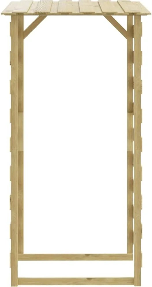 Pergoly so strechami 2 ks 100x90x200 cm impregnovaná borovica