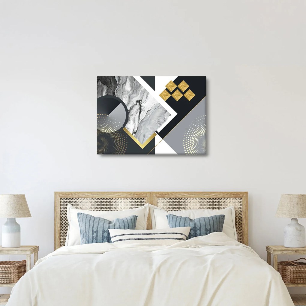 Obraz - Texturoavná koláž (70x50 cm)
