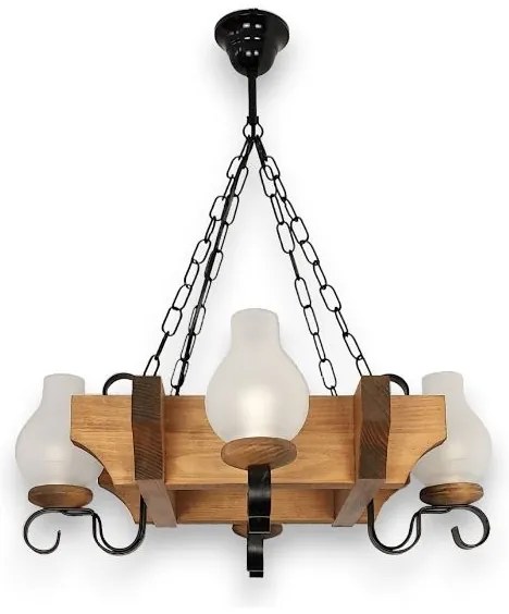 Brilagi - Luster na reťazi QUEEN 4xE14/40W/230V buk