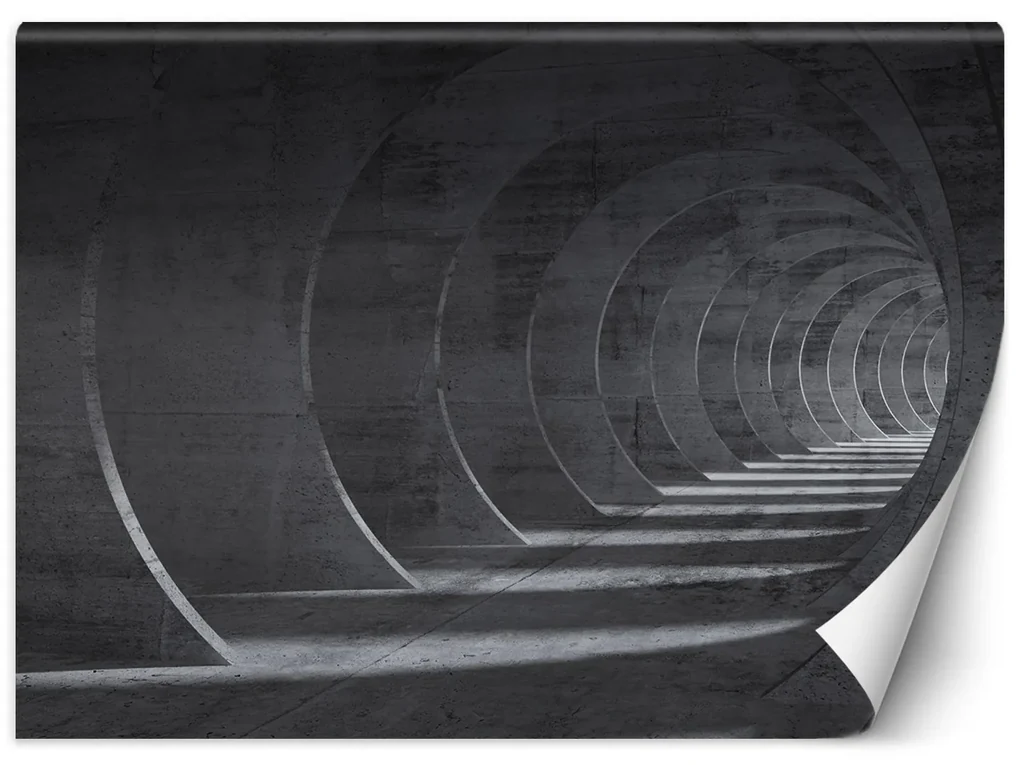 Gario Fototapeta Sivý tunel Materiál: Vliesová, Rozmery: 400 x 280 cm