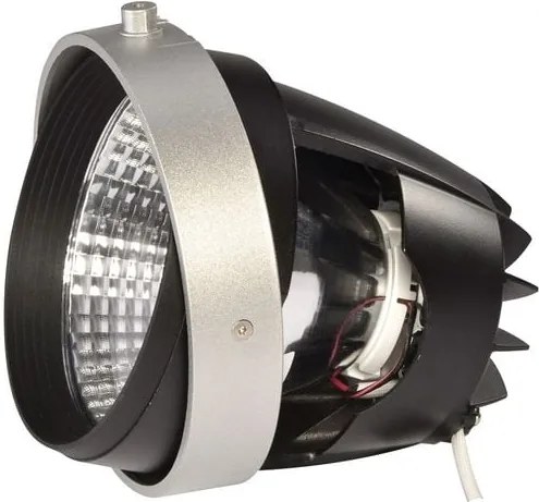 Stropné svietidlo SLV MODUL LED COB pre montážní rámeček AIXLIGHT PRO, stříbrošedé, 30°, 3000K 115193