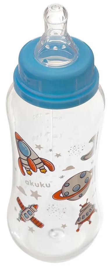 Fľaša s obrázkom Akuku 250 ml space