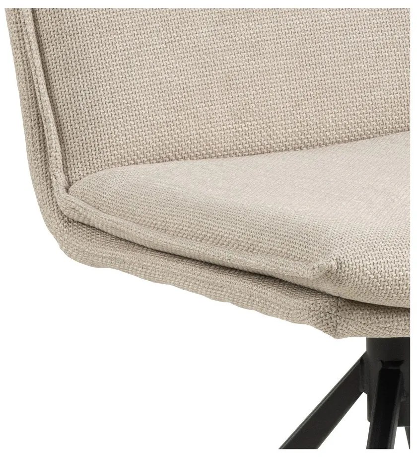 Krémovobiela jedálenská stolička Flynn – Actona