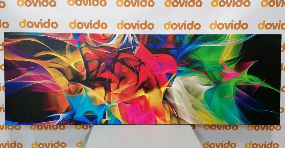 Obraz abstraktný farebný chaos